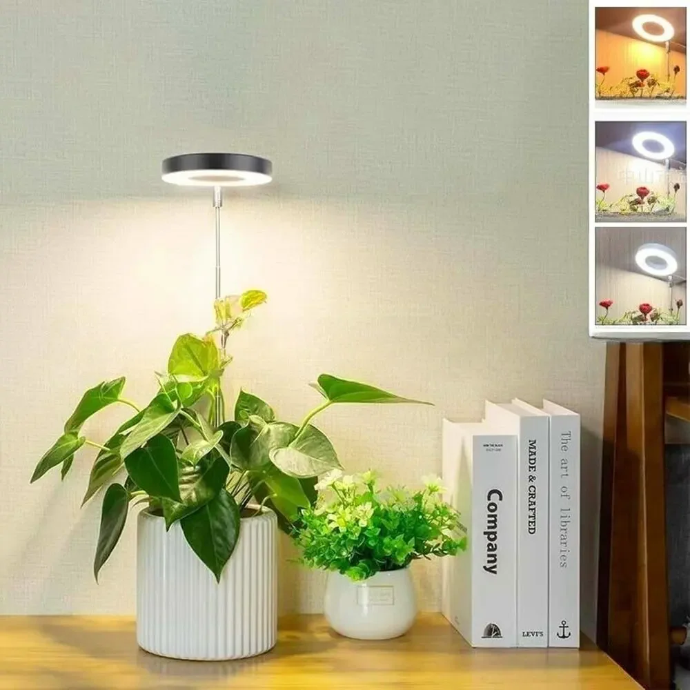 Plant Grow Light Full Spectrum LED Grow Light Auto Timer for Indoor Plant US